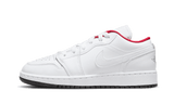 Jordan 1 Low White Gym Red Black (GS)