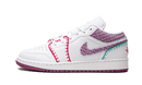 Jordan 1 Low White Light Bordeaux (GS)