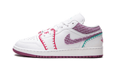 Jordan 1 Low White Light Bordeaux (GS)