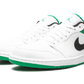 Air Jordan 1 Low White Lucky Green Black - 553558-129