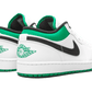 Air Jordan 1 Low White Lucky Green Black - 553558-129