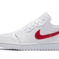 Air Jordan 1 Low White University Red - AO9944-161