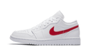 Jordan 1 Low White University Red (Women's)