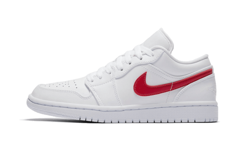 Air Jordan 1 Low White University Red - AO9944-161