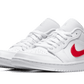 Air Jordan 1 Low White University Red - AO9944-161