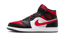 Air Jordan 1 Mid Black Fire Red (GS)