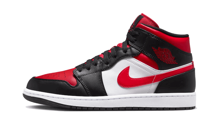 Air Jordan 1 Mid Alternate Bred Toe (554725-079) - EU 35.5–46 - Red | SOSUKICKS