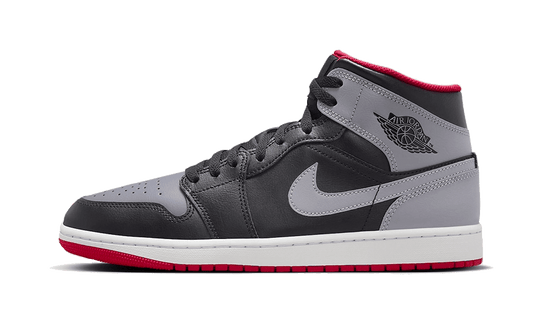 Air Jordan 1 Mid Black Grey Red