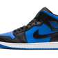 Air Jordan 1 Mid Black Royal Metallic