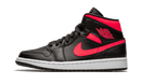 Jordan 1 Mid Black Siren Red (Women's)