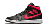 Jordan 1 Mid Black Siren Red (Women's)