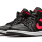 Air Jordan 1 Mid Black Siren Red (BQ6472-004) - 36 EU - 4 US - Black | SOSUKICKS