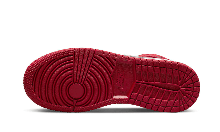 Air Jordan 1 Mid Bred Text (DM9650-001) - 36.5 EU - 4.5Y US - Red | SOSUKICKS