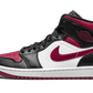 Air Jordan 1 Mid Bred Toe