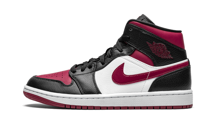 Air Jordan 1 Mid Bred Toe (554724-066) - EU 35.5–40 - Red | SOSUKICKS