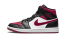 Jordan 1 Mid Patent Bred Toe (GS)