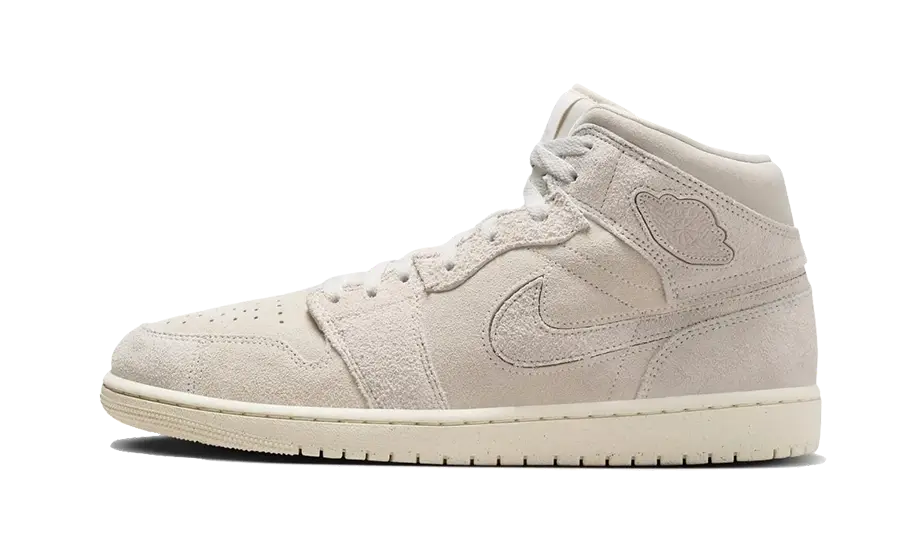 Air Jordan 1 Mid Craft Suede Ivory (FQ3224-100) - EU 40–46 - White | SOSUKICKS