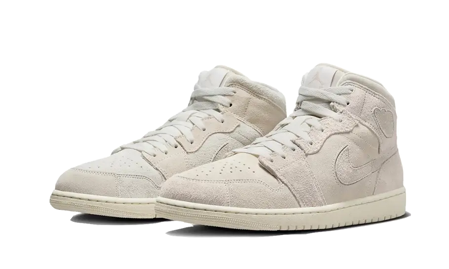 Air Jordan 1 Mid Craft Suede Ivory (FQ3224-100) - 40.5 EU - 7.5 US - White | SOSUKICKS
