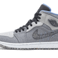 Air Jordan 1 Mid Crater Grey University Blue
