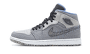 Jordan 1 Mid Crater Grey University Blue