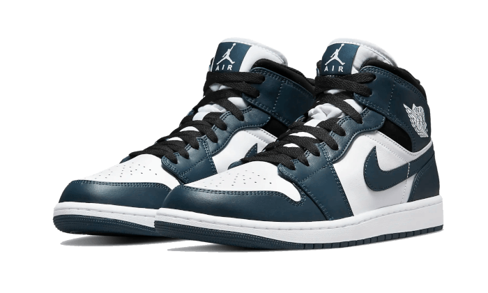 Air Jordan 1 Mid Dark Teal (554725-411) - 36 EU - 4Y US - Blue | SOSUKICKS