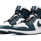 Air Jordan 1 Mid Dark Teal - 554724-411