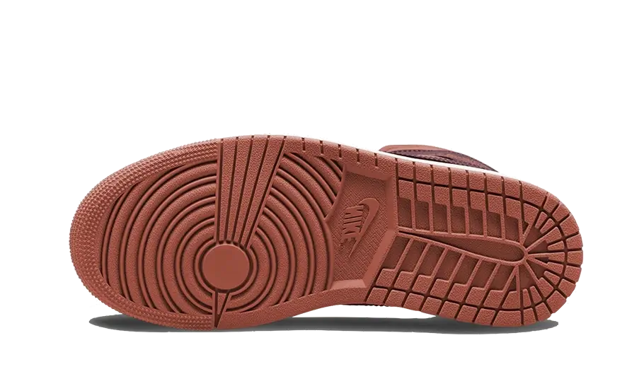 Air Jordan 1 Mid Dusty Peach Night Maroon (BQ6472-200) - 36.5 EU - 4.5Y US - Orange | SOSUKICKS