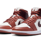 Air Jordan 1 Mid Dusty Peach Night Maroon