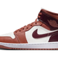 Air Jordan 1 Mid Dusty Peach Night Maroon