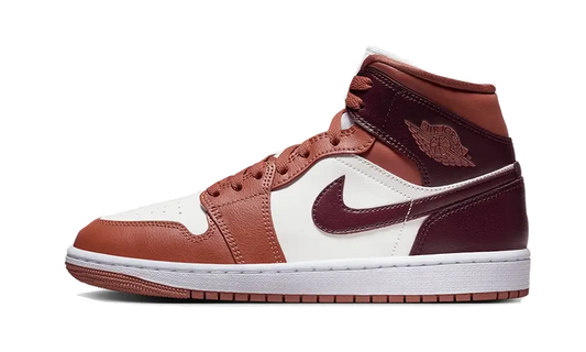 Air Jordan 1 Mid Dusty Peach Night Maroon (BQ6472-200) - EU 35.5–44.5 - Orange | SOSUKICKS