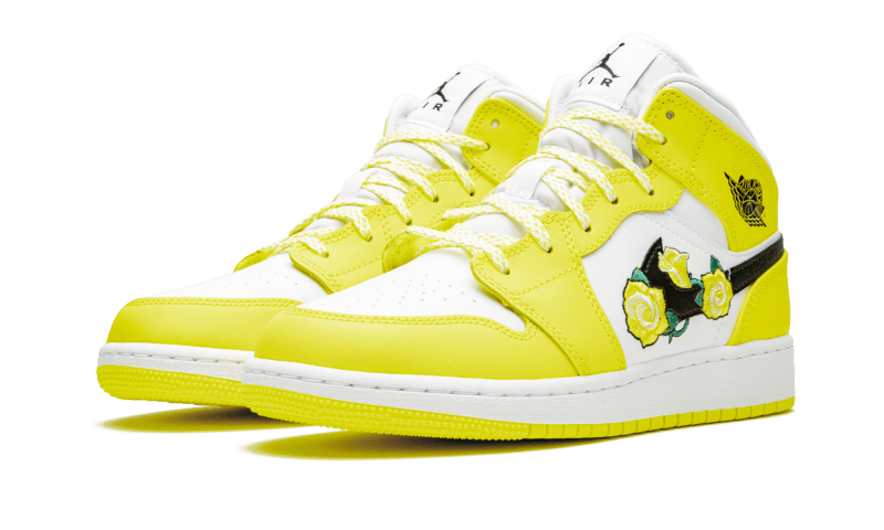 Air Jordan 1 Mid Dynamic Yellow (AV5174-700) - 36 EU - 4Y US - Yellow | SOSUKICKS