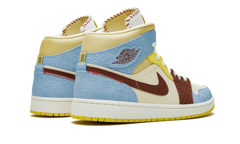 Air Jordan 1 Mid Fearless Maison Château Rouge (CU2803-200) - 41 EU - 8 US - Red | SOSUKICKS