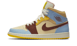 Jordan 1 Mid SE Fearless Maison Chateau Rouge