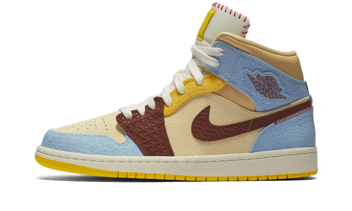 Air Jordan 1 Mid Fearless Maison Château Rouge (CU2803-200) - EU 40–46 - Red | SOSUKICKS