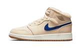 Jordan 1 Mid Utility Fleece Pearl White (GS)
