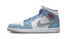 Air Jordan 1 Mid French Blue Fire Red