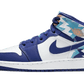 Air Jordan 1 Mid Geometric Print - 555112-105