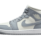 Air Jordan 1 Mid Grey Sail (BQ6472-115) - EU 35.5–44.5 - Gray | SOSUKICKS