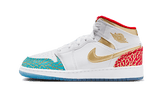 Jordan 1 Mid Sneaker School NC to Chicago (GS)
