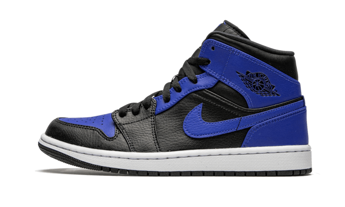 Air Jordan 1 Mid Hyper Royal Tumbled Leather (554725-077) - EU 35.5–46 - Blue | SOSUKICKS