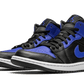 Air Jordan 1 Mid Hyper Royal Tumbled Leather (554725-077) - 36 EU - 4Y US - Blue | SOSUKICKS