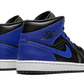 Air Jordan 1 Mid Hyper Royal Tumbled Leather (554725-077) - 36.5 EU - 4.5Y US - Blue | SOSUKICKS