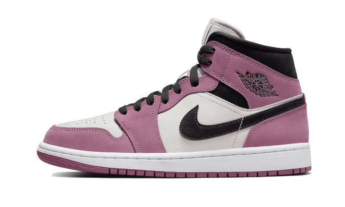 Air Jordan 1 Mid Light Mulberry (DC7267-500) - EU 35.5–44.5 - White | SOSUKICKS