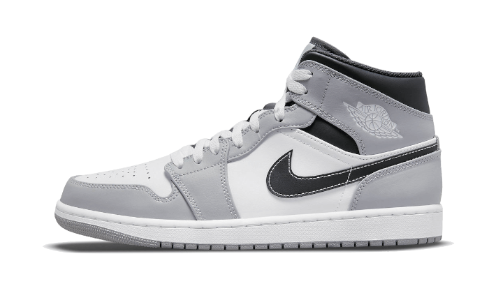 Air Jordan 1 Mid Light Smoke Grey Anthracite (554725-078) - EU 35.5–47.5 - Gray | SOSUKICKS