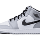 Air Jordan 1 Mid Light Smoke Grey - 554725-092