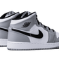 Air Jordan 1 Mid Light Smoke Grey - 554725-092