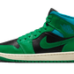 Air Jordan 1 Mid Lucky Green Aquatone