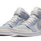 Air Jordan 1 Mid Mixed Textures Blue - DA4666-100