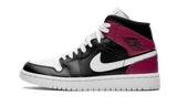 Jordan 1 Mid Black Noble Red (Women's)