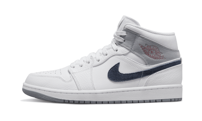 Air Jordan 1 Mid Paris (DR8038-100) - EU 40–46 - White | SOSUKICKS